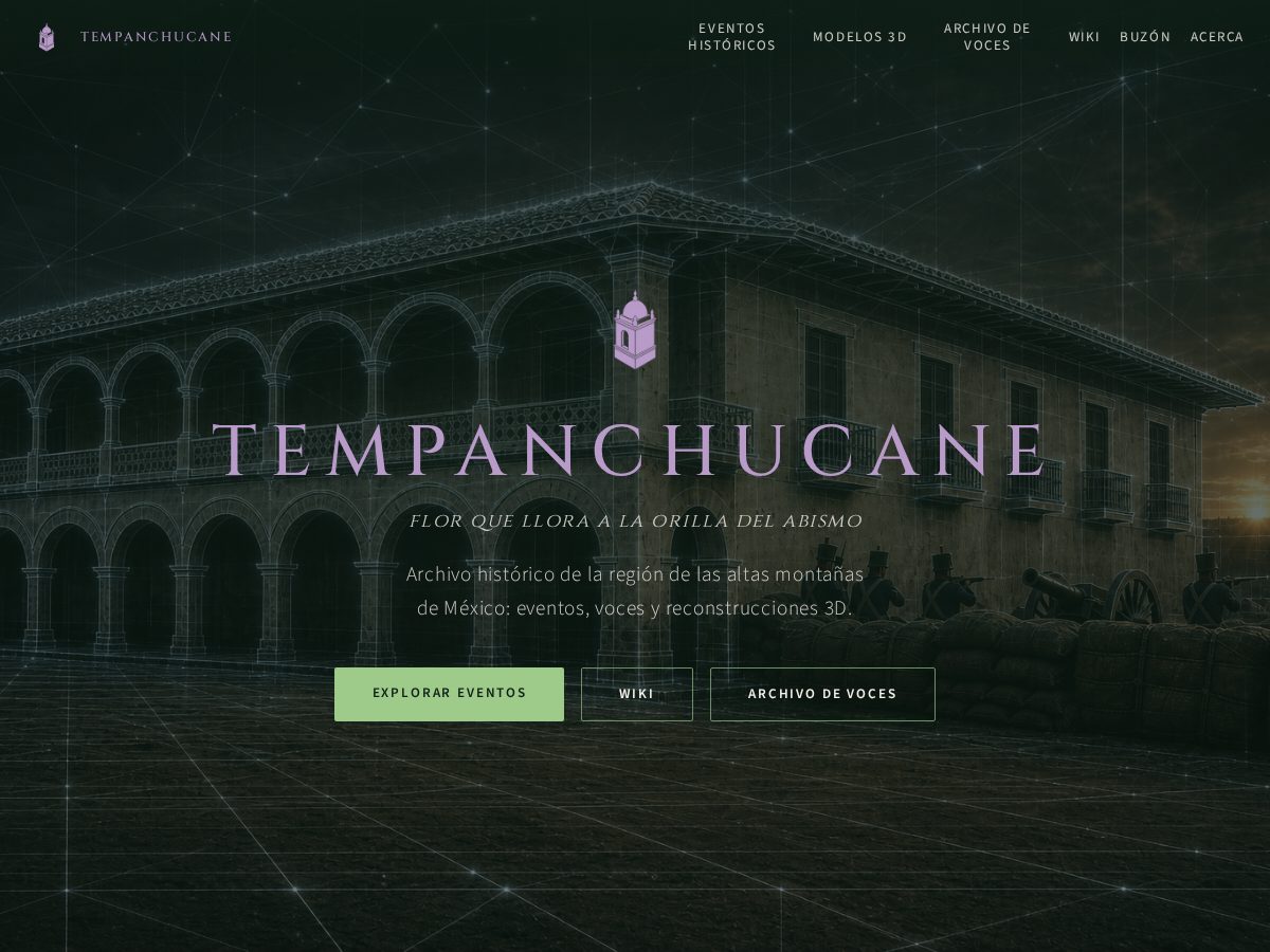 Landing-page snapshot of tempanchucane.com