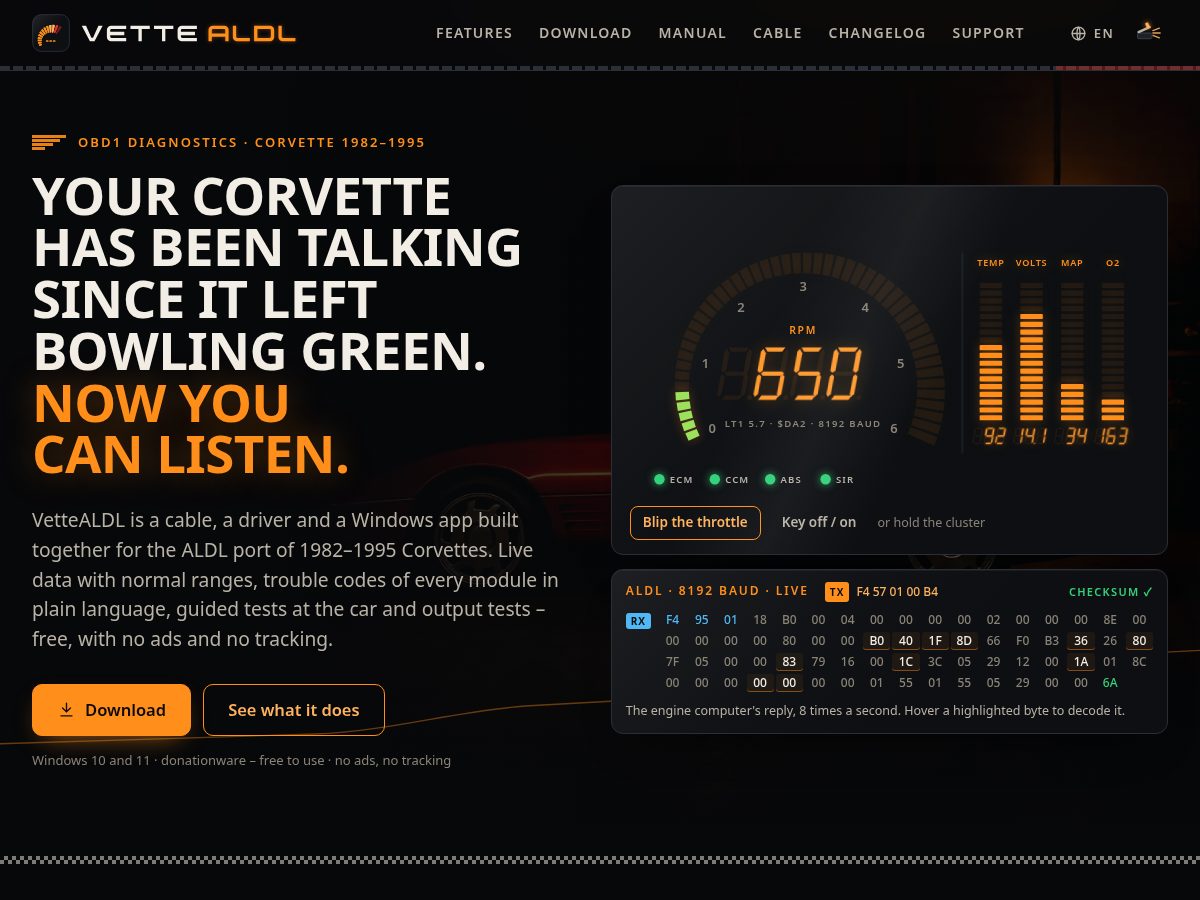 Landing-page snapshot of vettealdl.com
