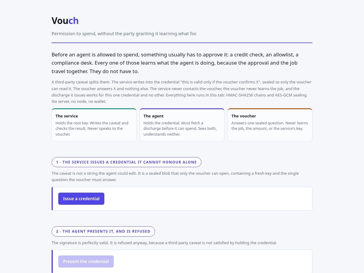 Landing-page snapshot of vouchsats.xyz