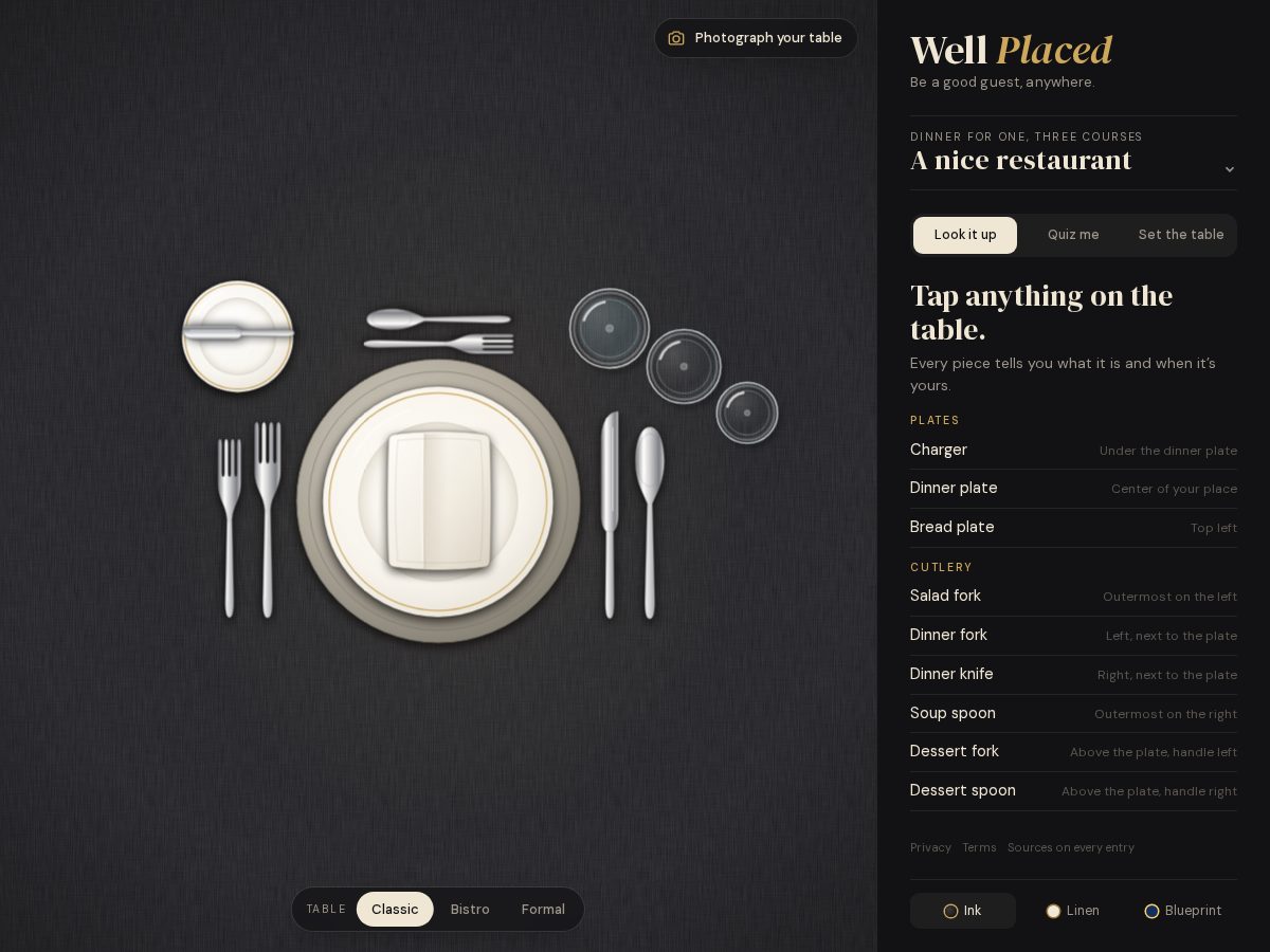 Landing-page snapshot of wellplaced.app