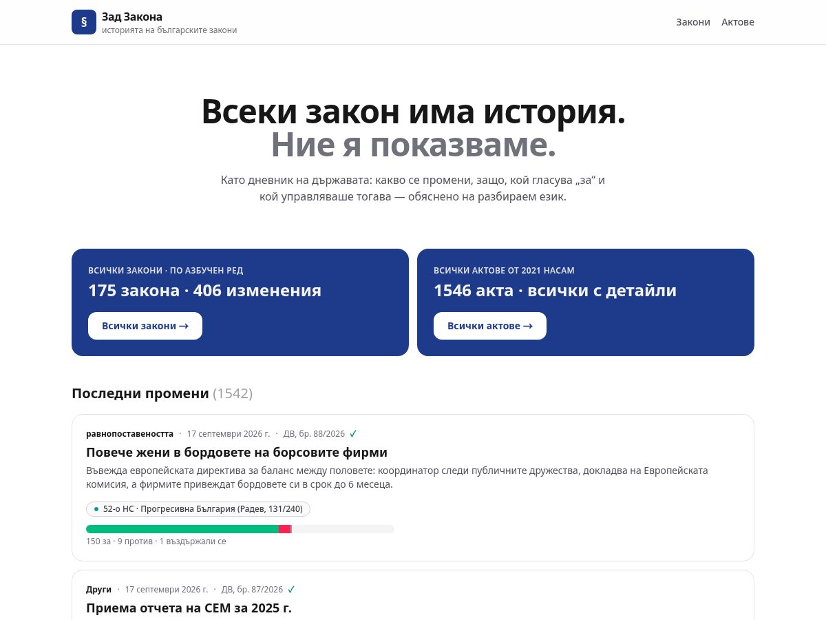 Landing-page snapshot of zad-zakona.com
