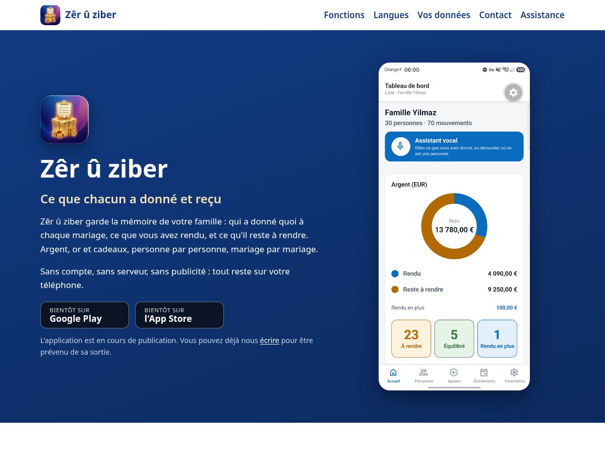 Landing-page snapshot of zeruziber.com