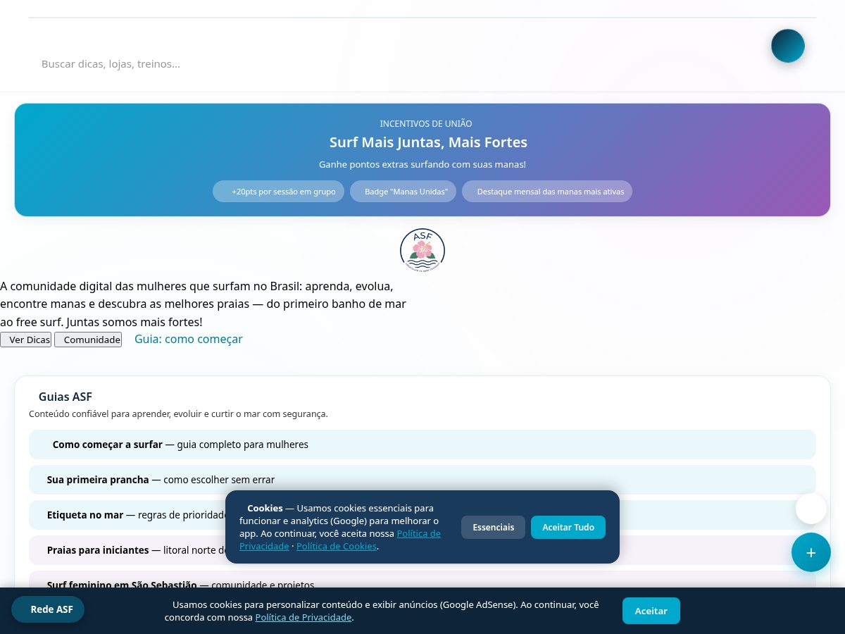 Landing-page snapshot of asf.surf