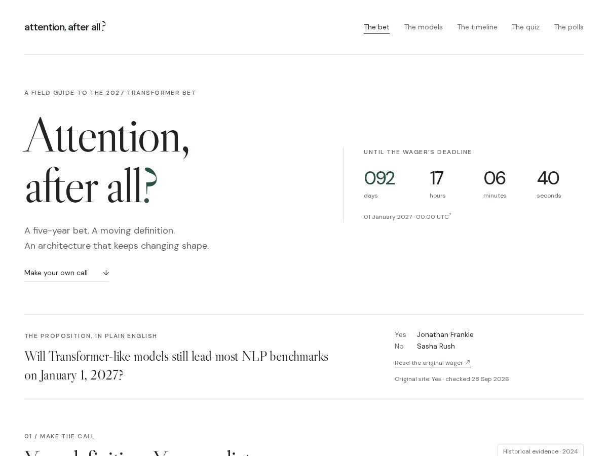 Landing-page snapshot of attentionafterall.com