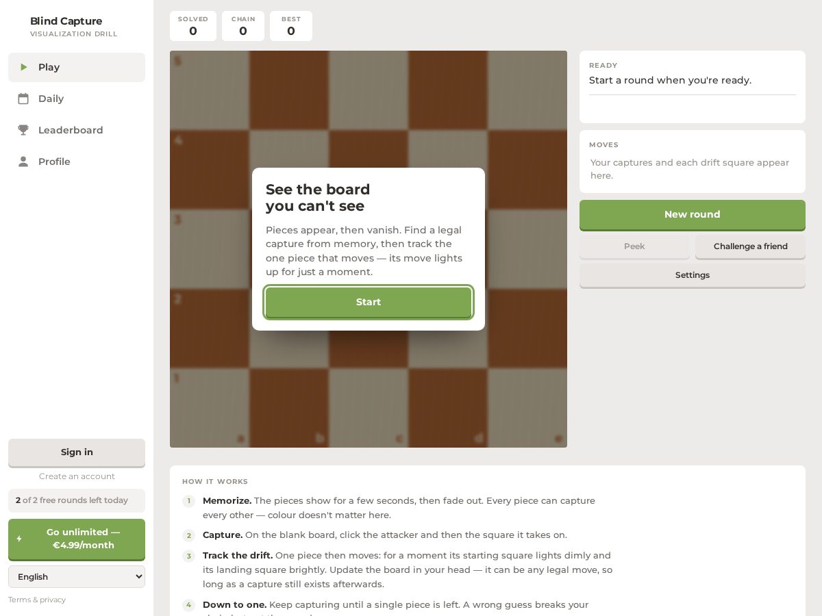 Landing-page snapshot of blindcapture.com