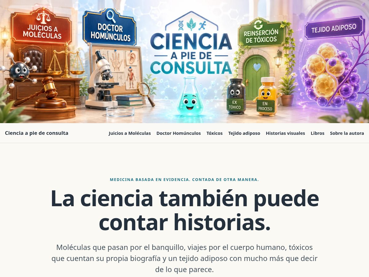Landing-page snapshot of cienciaapiedeconsulta.com