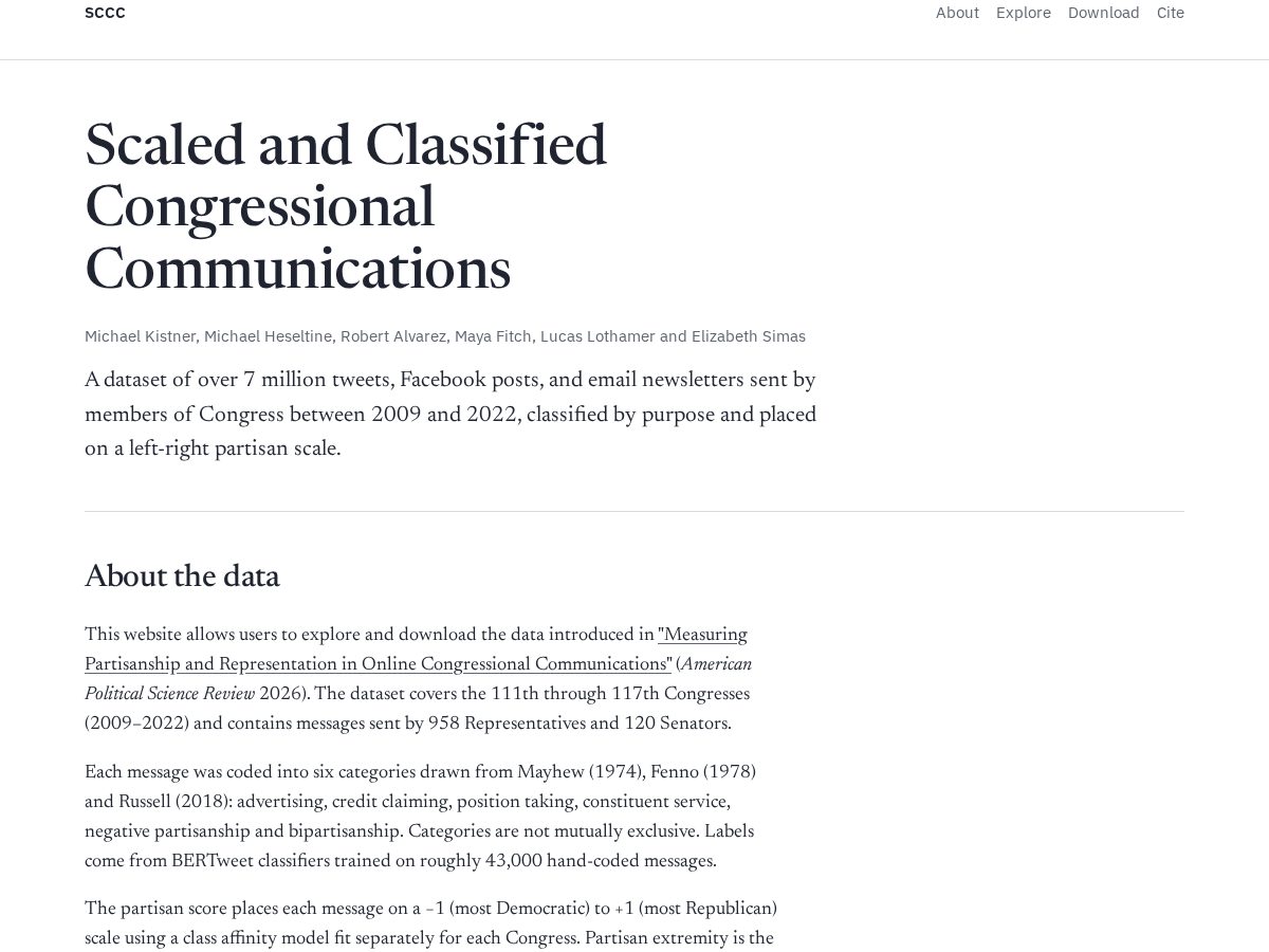 Landing-page snapshot of congressionalcomms.com
