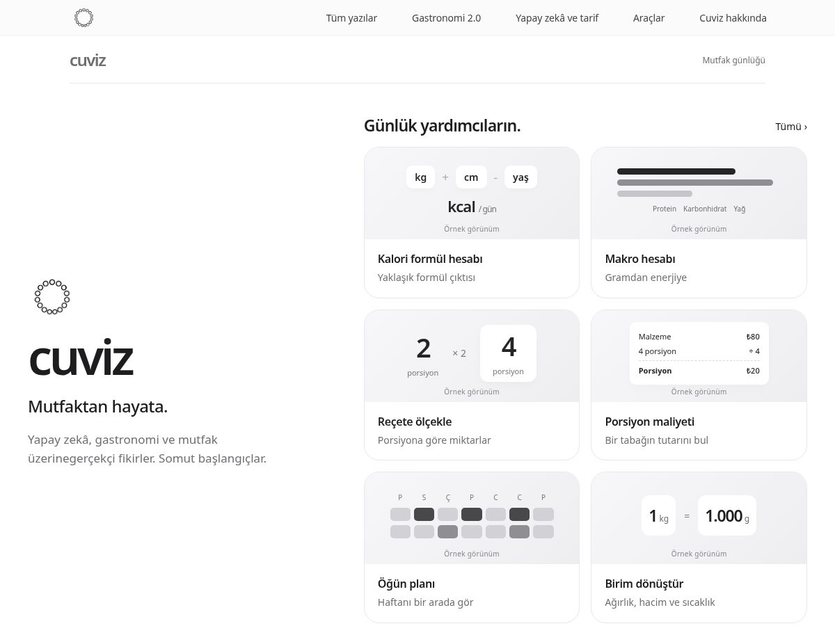 Landing-page snapshot of cuviz.org
