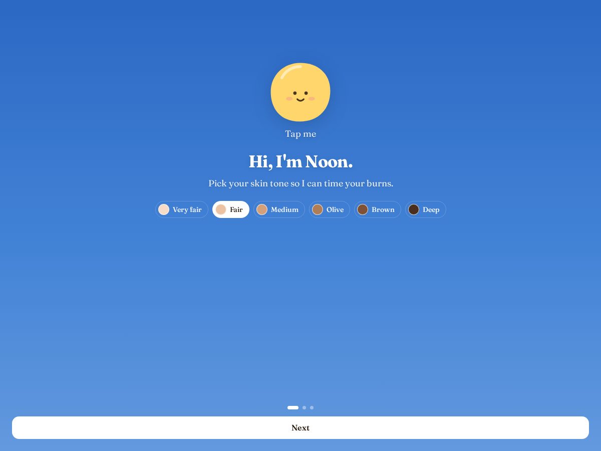 Landing-page snapshot of getnoon.skin