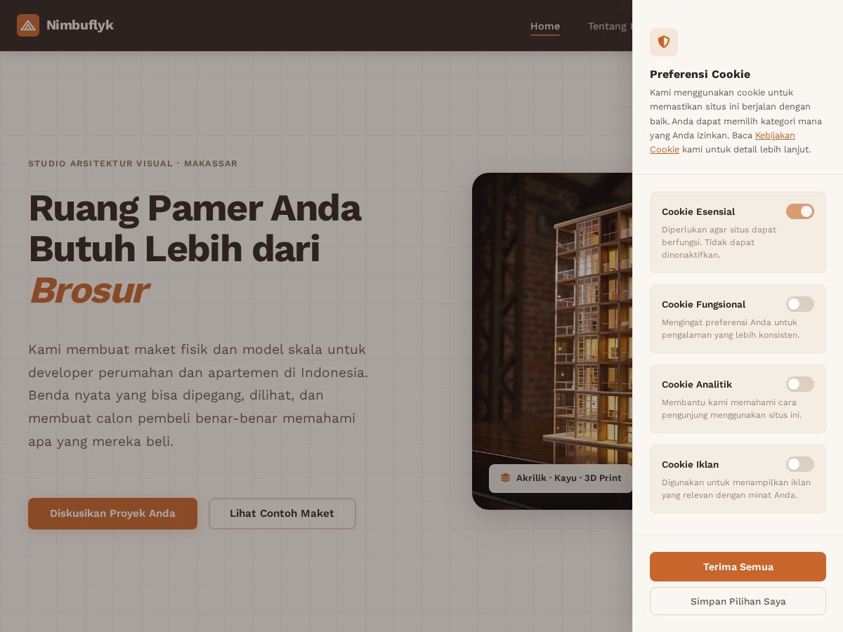 Landing-page snapshot of nimbuflyk.digital