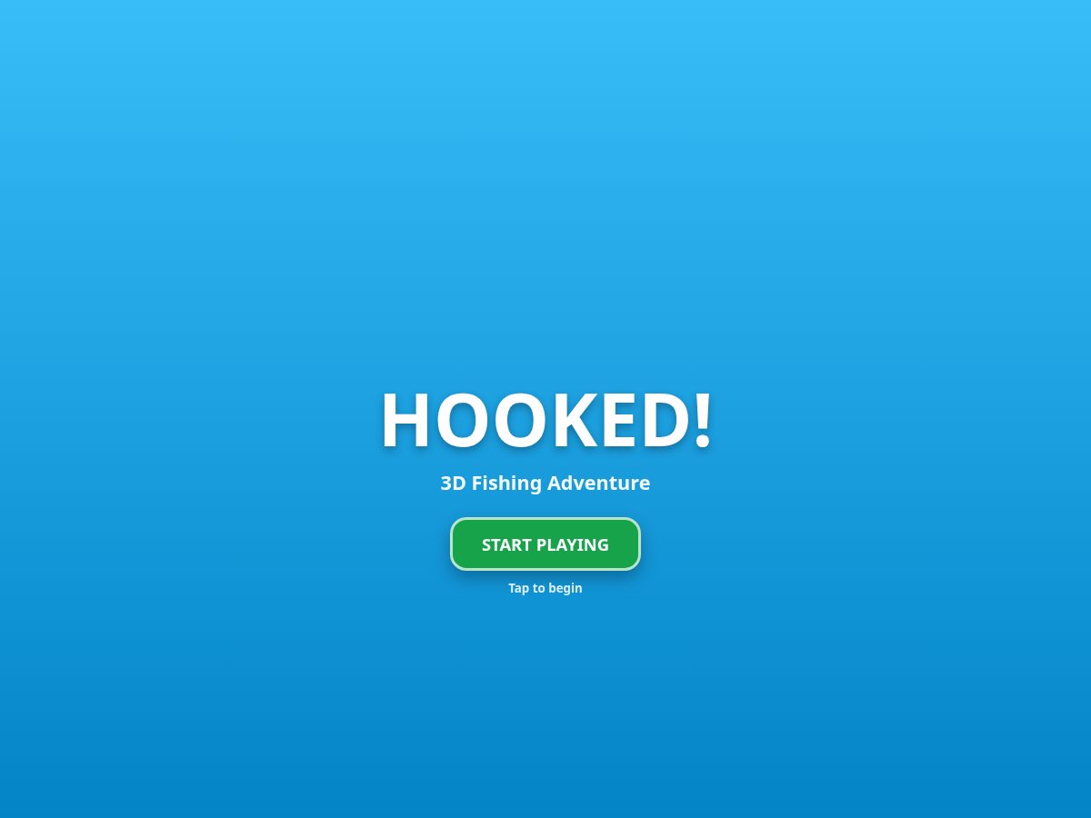 Landing-page snapshot of playhookedgame.com