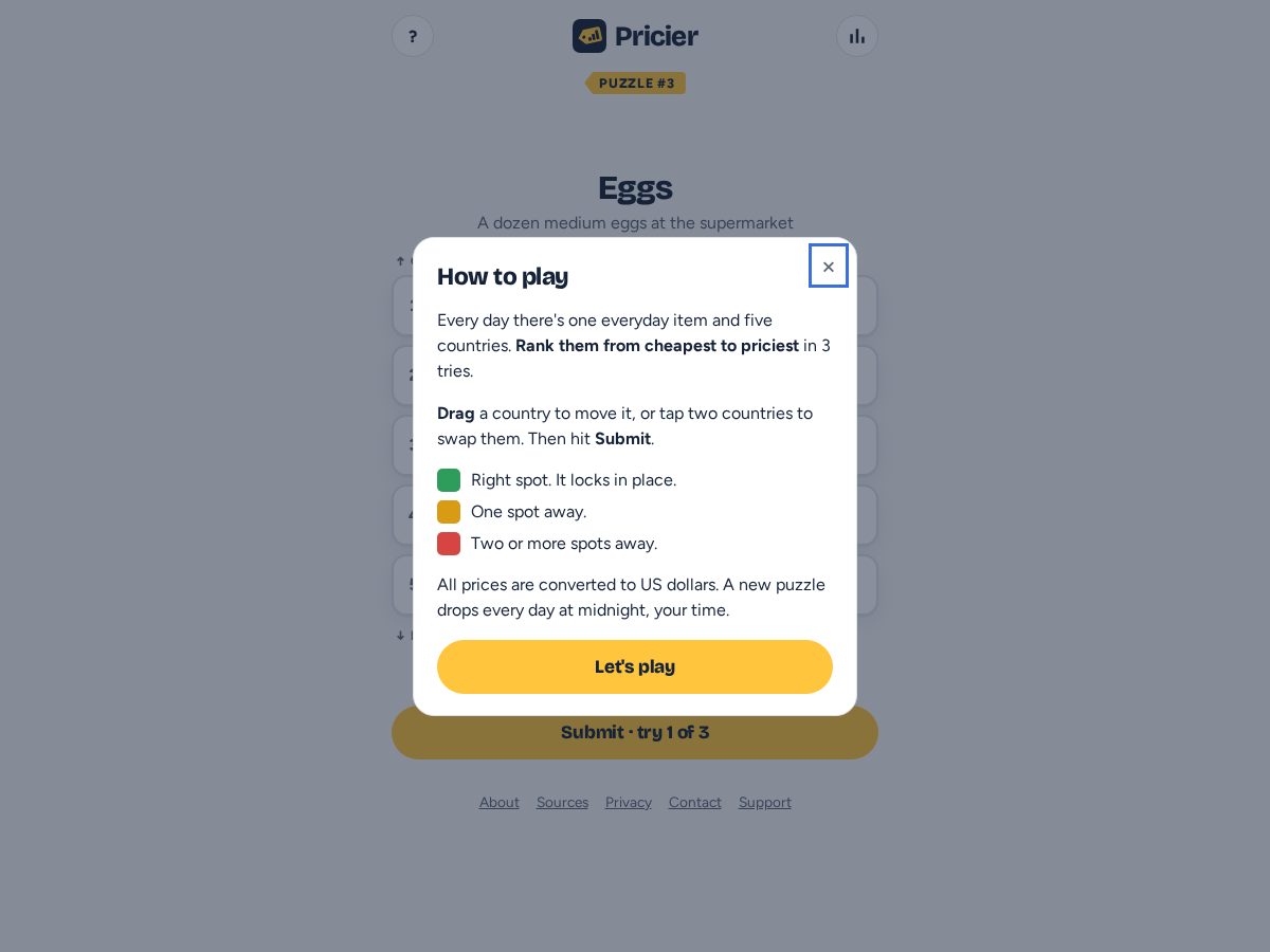 Landing-page snapshot of pricier.online