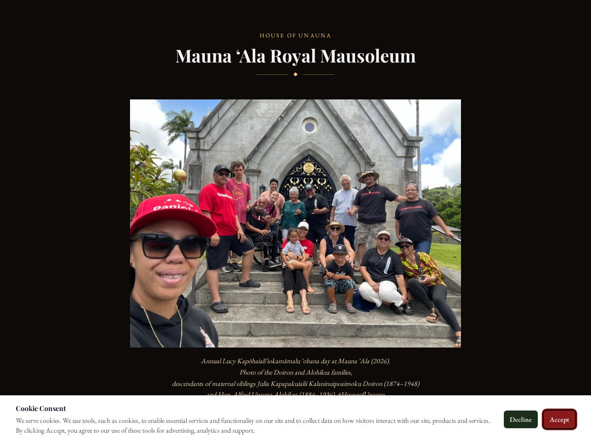 Landing-page snapshot of protectmaunaala.com