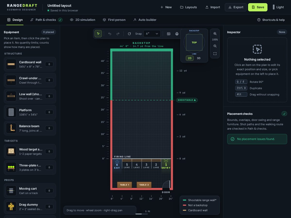 Landing-page snapshot of rangedraft.com