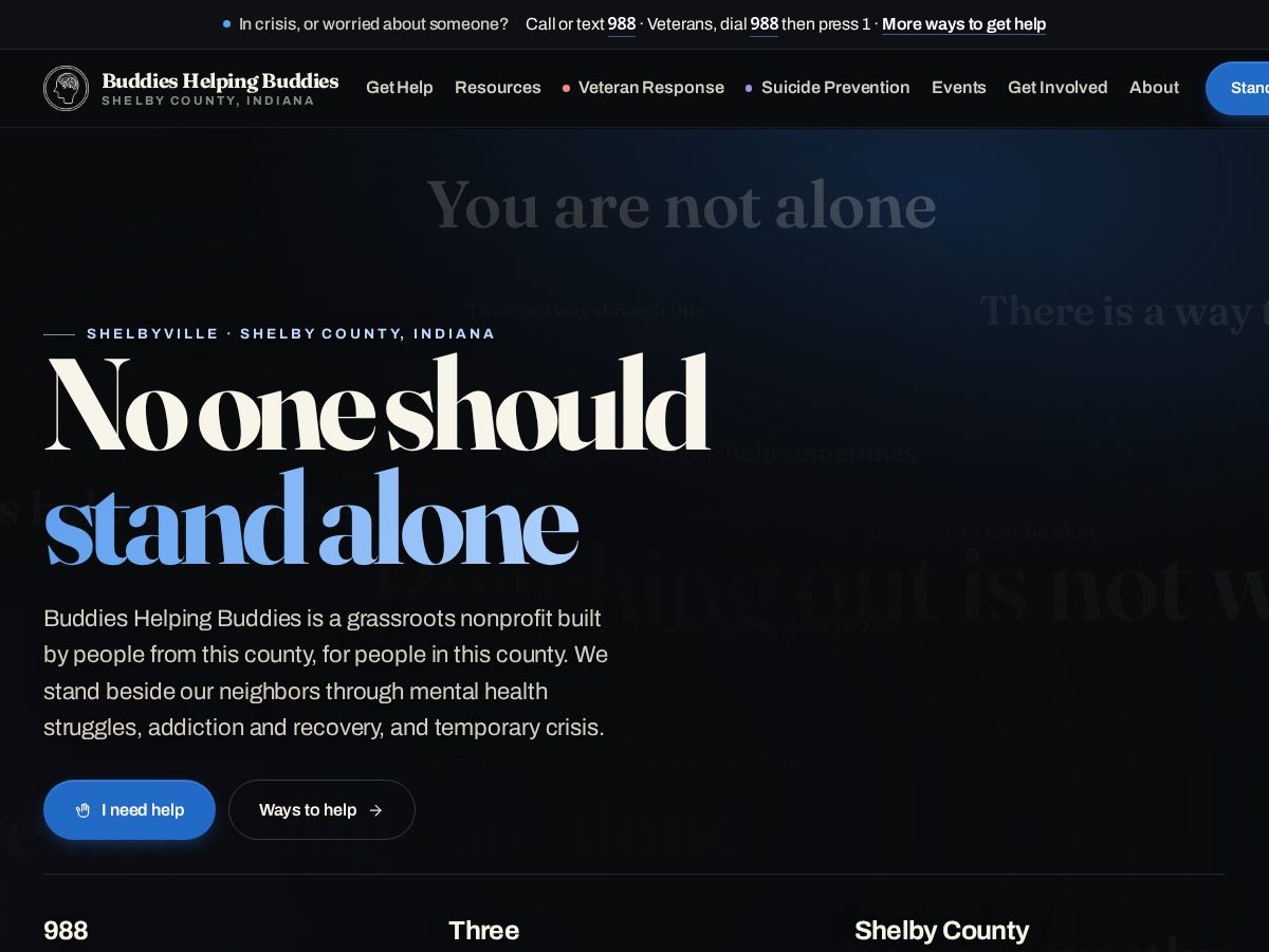 Landing-page snapshot of shelbycountyspc.org