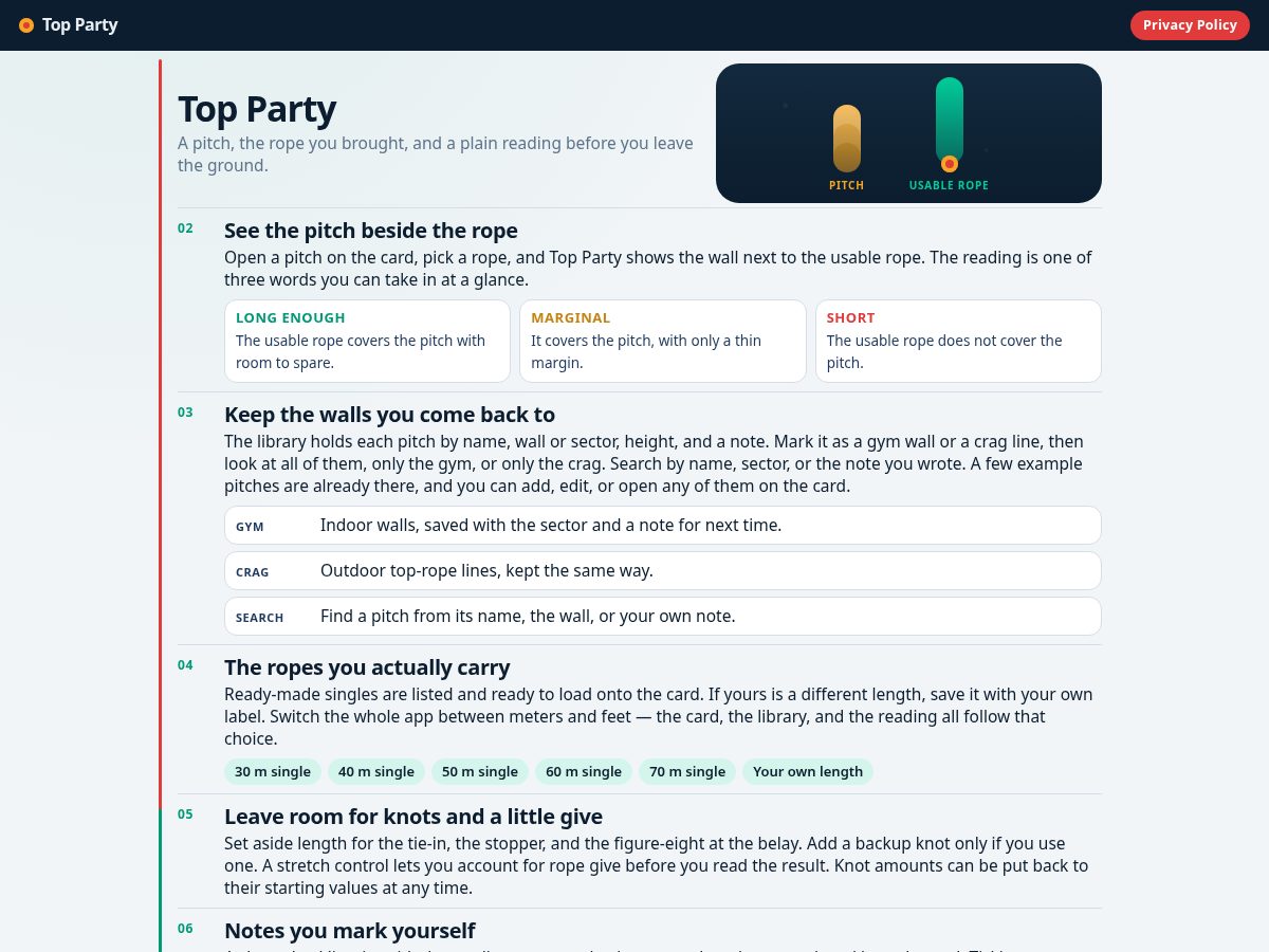 Landing-page snapshot of topropelength.space