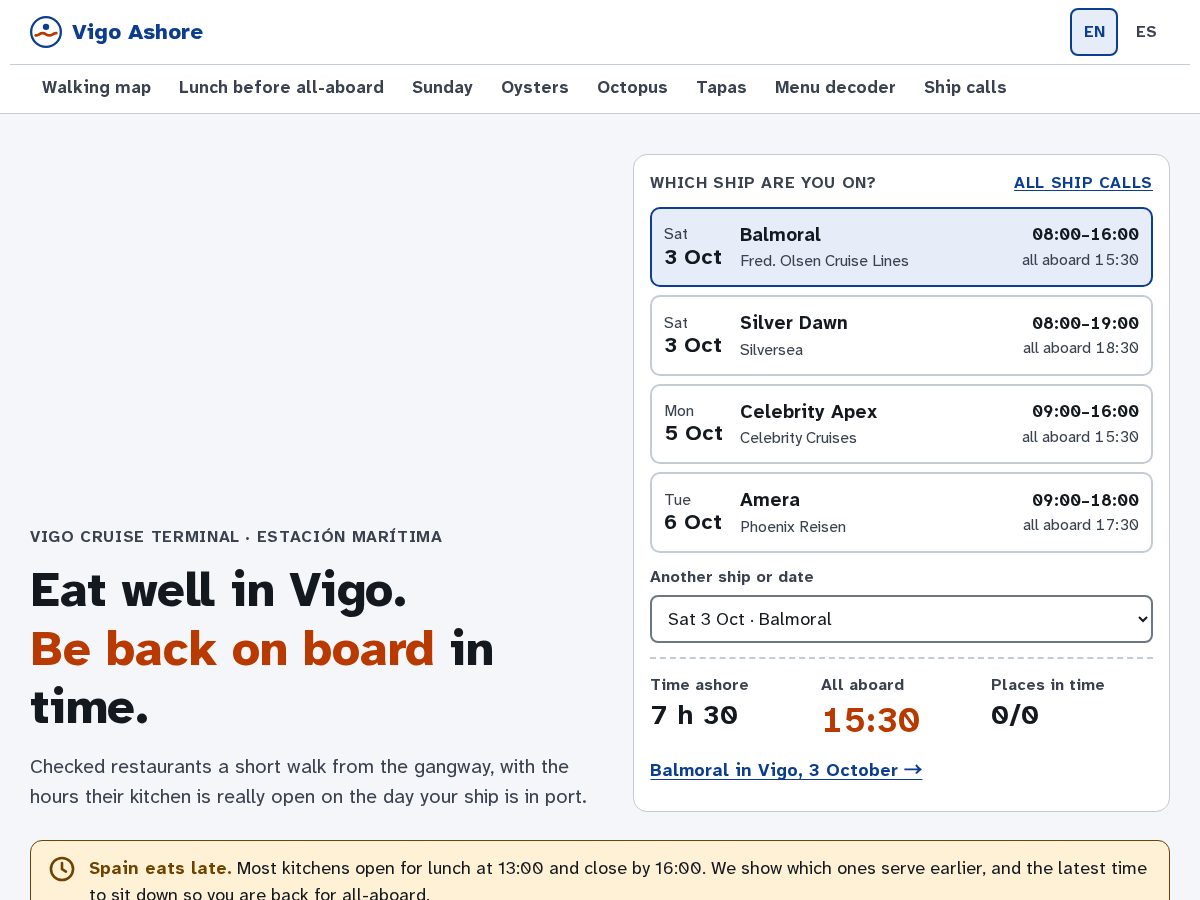 Landing-page snapshot of vigoashore.com