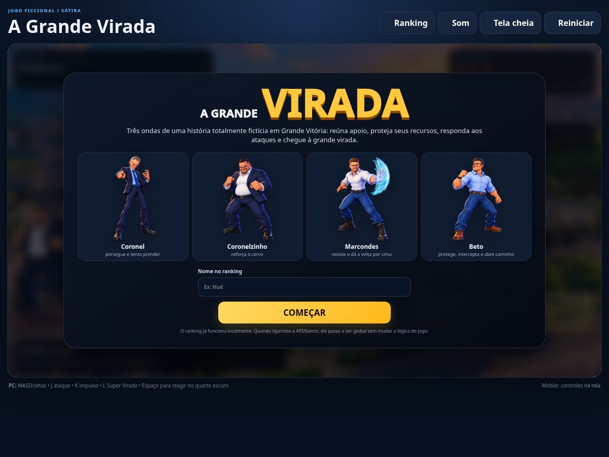 Landing-page snapshot of agrandevirada.pro