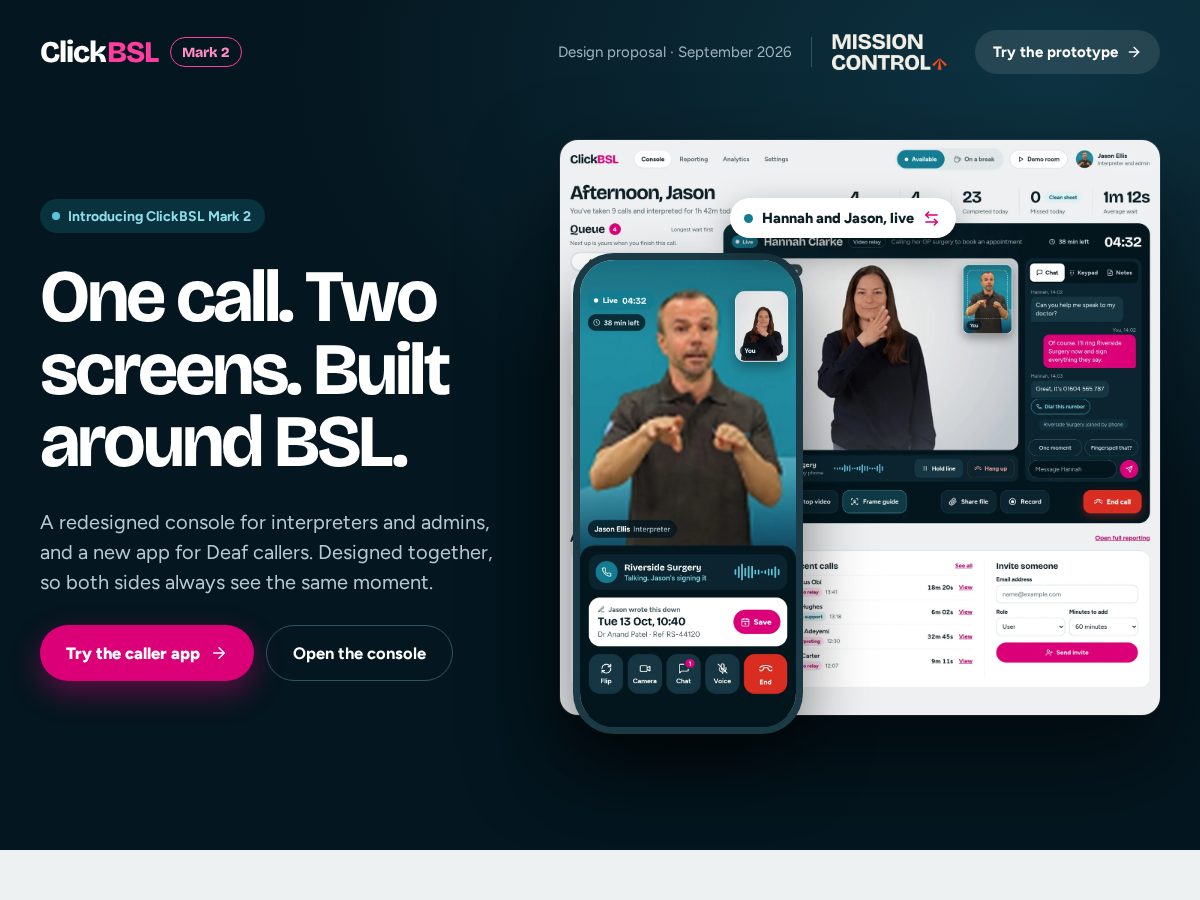 Landing-page snapshot of clickbslmark2.com
