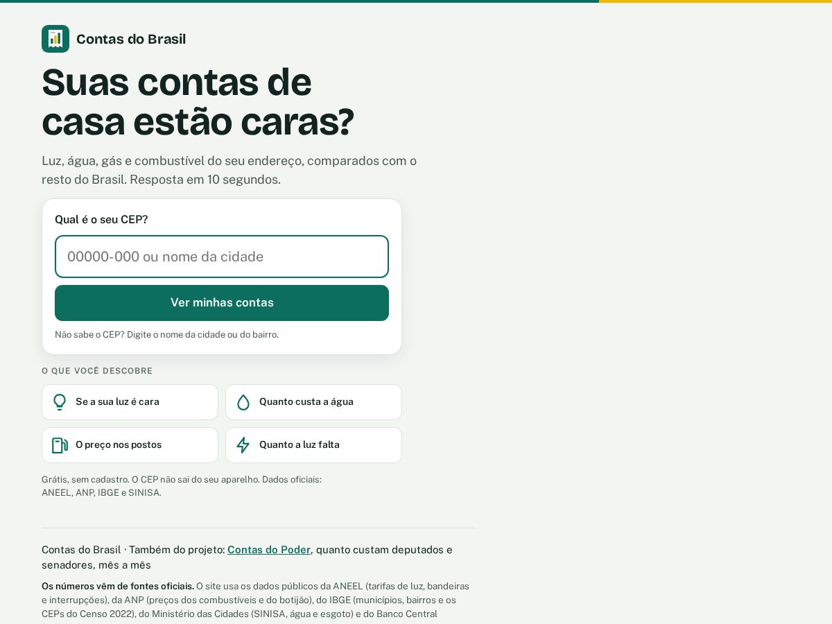 Landing-page snapshot of contasdobrasil.com