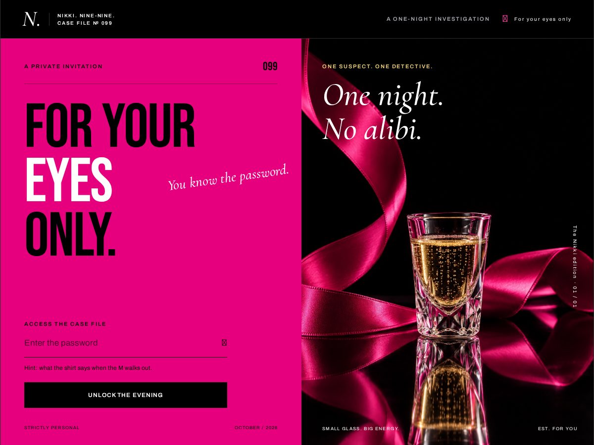 Landing-page snapshot of datemenikki.com