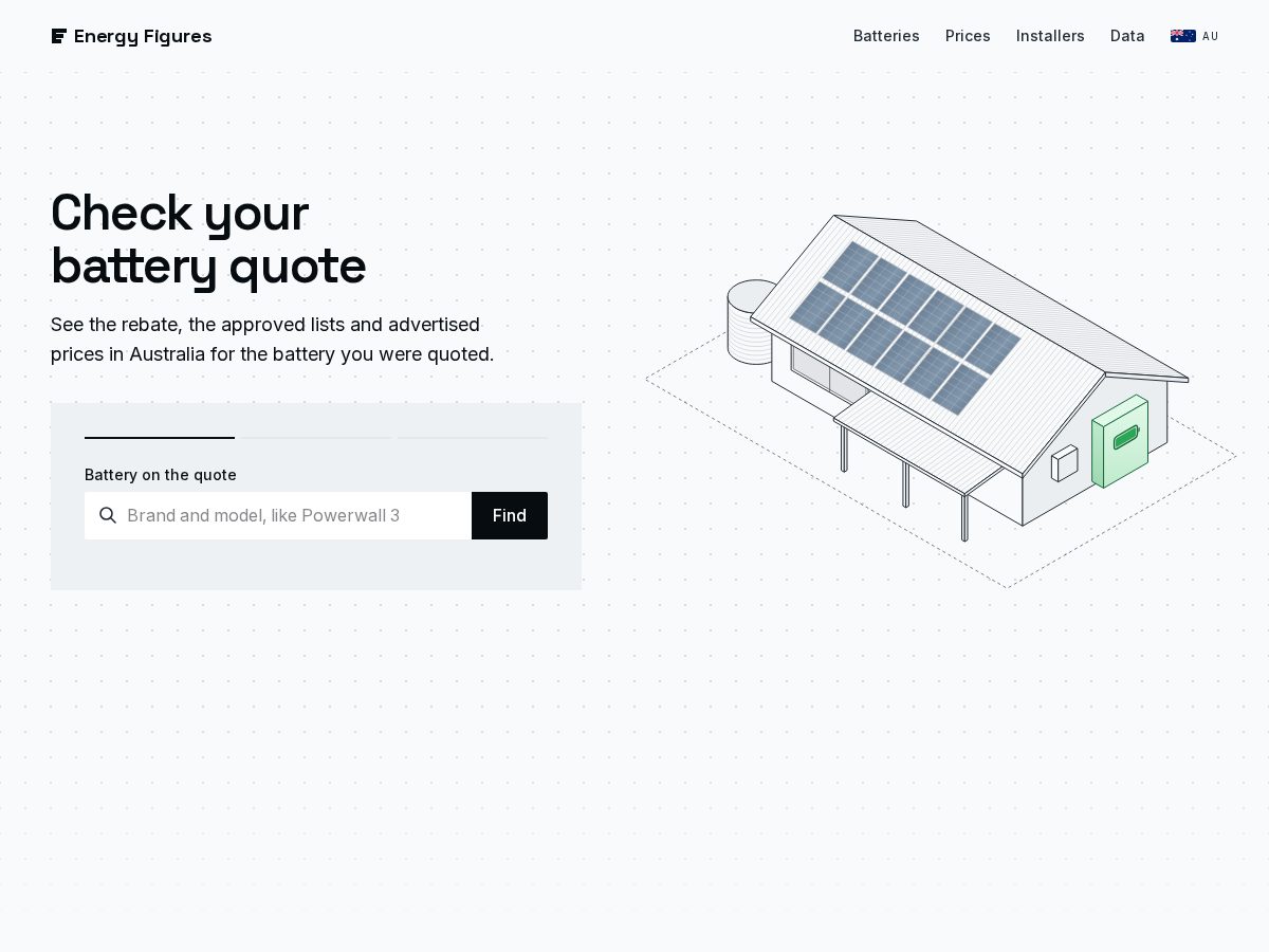 Landing-page snapshot of energyfigures.com