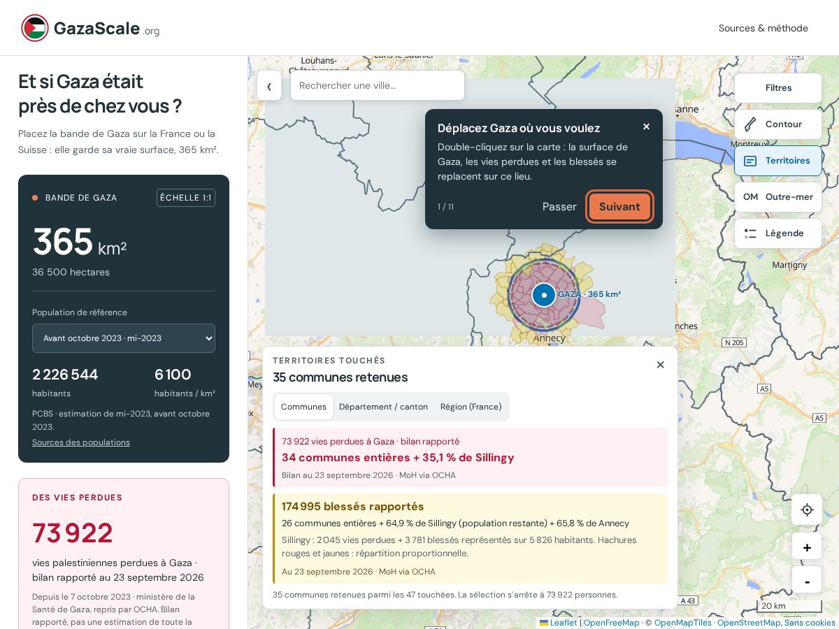 Landing-page snapshot of gazascale.org