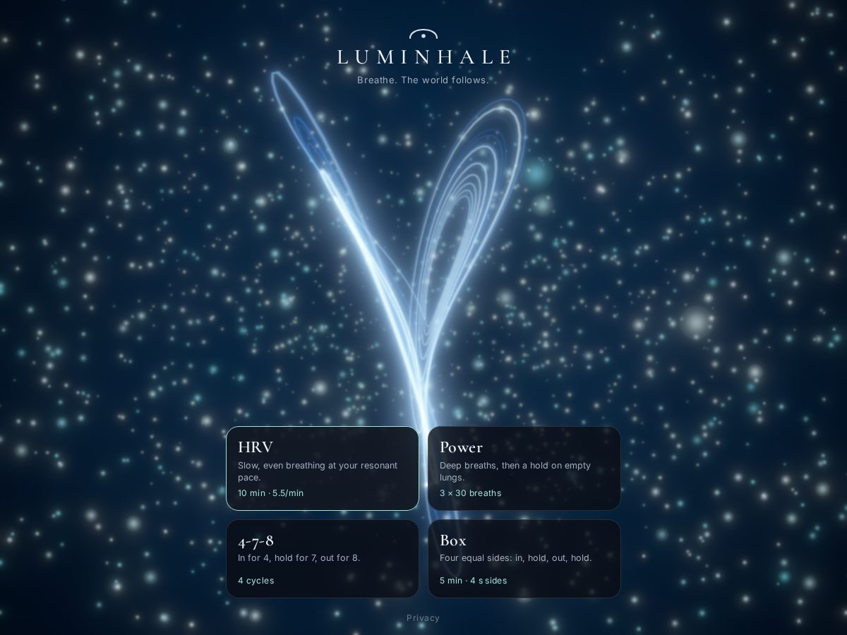 Landing-page snapshot of lumenhale.com