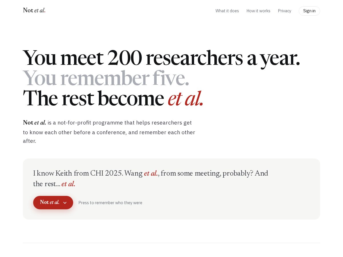 Landing-page snapshot of notetal.com