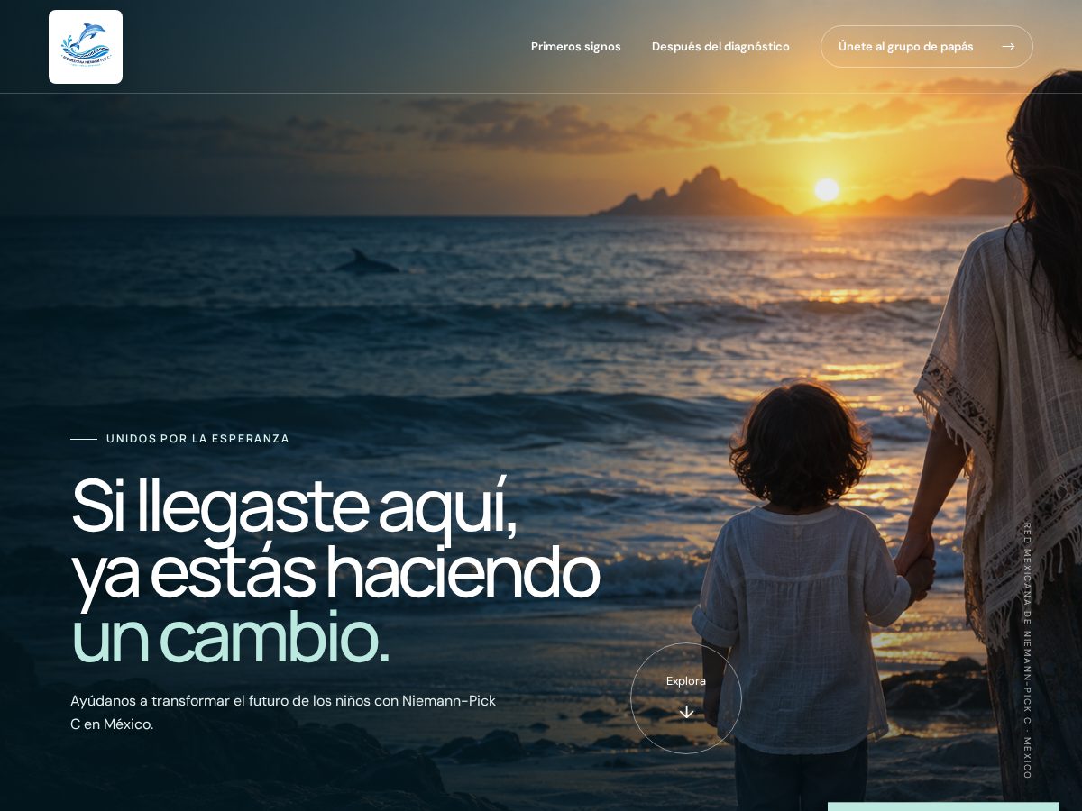 Landing-page snapshot of npcmexico.com