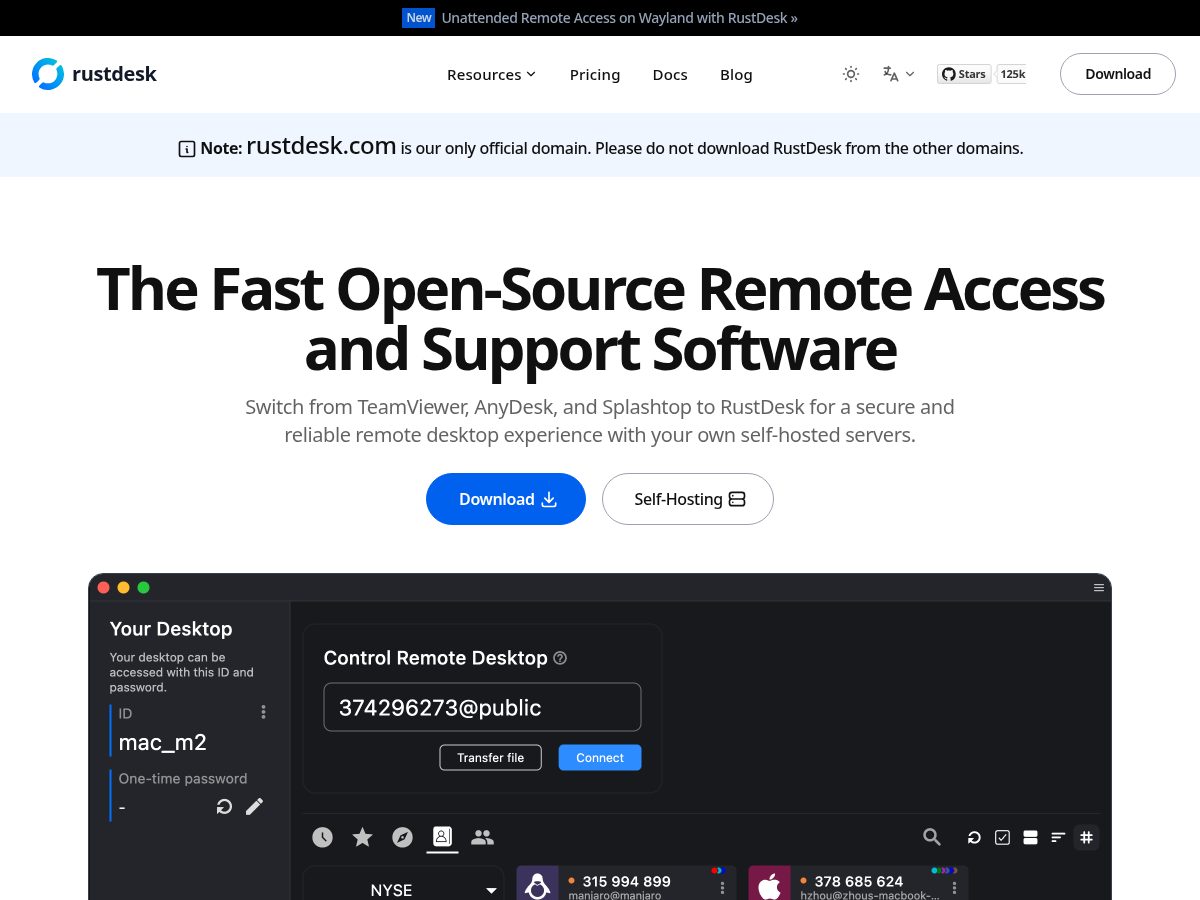 Landing-page snapshot of rasdeskc.com