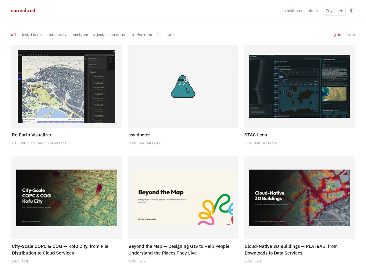 Landing-page snapshot of surrealred.com