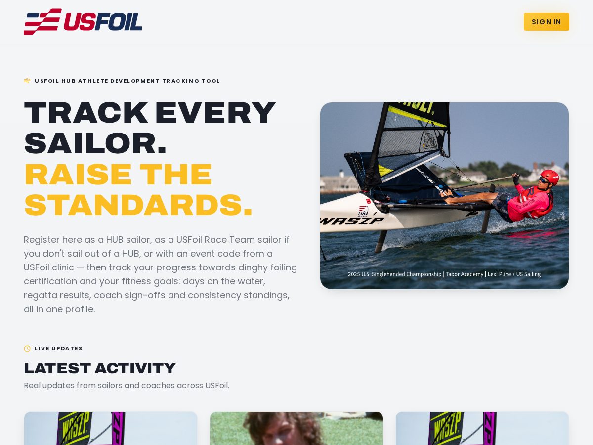 Landing-page snapshot of usfoiltracker.org