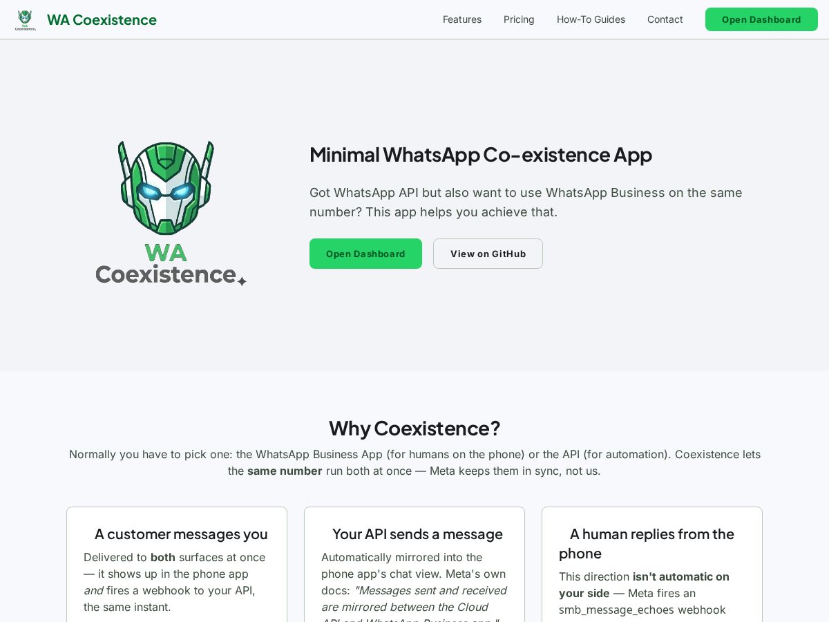 Landing-page snapshot of watobot.com