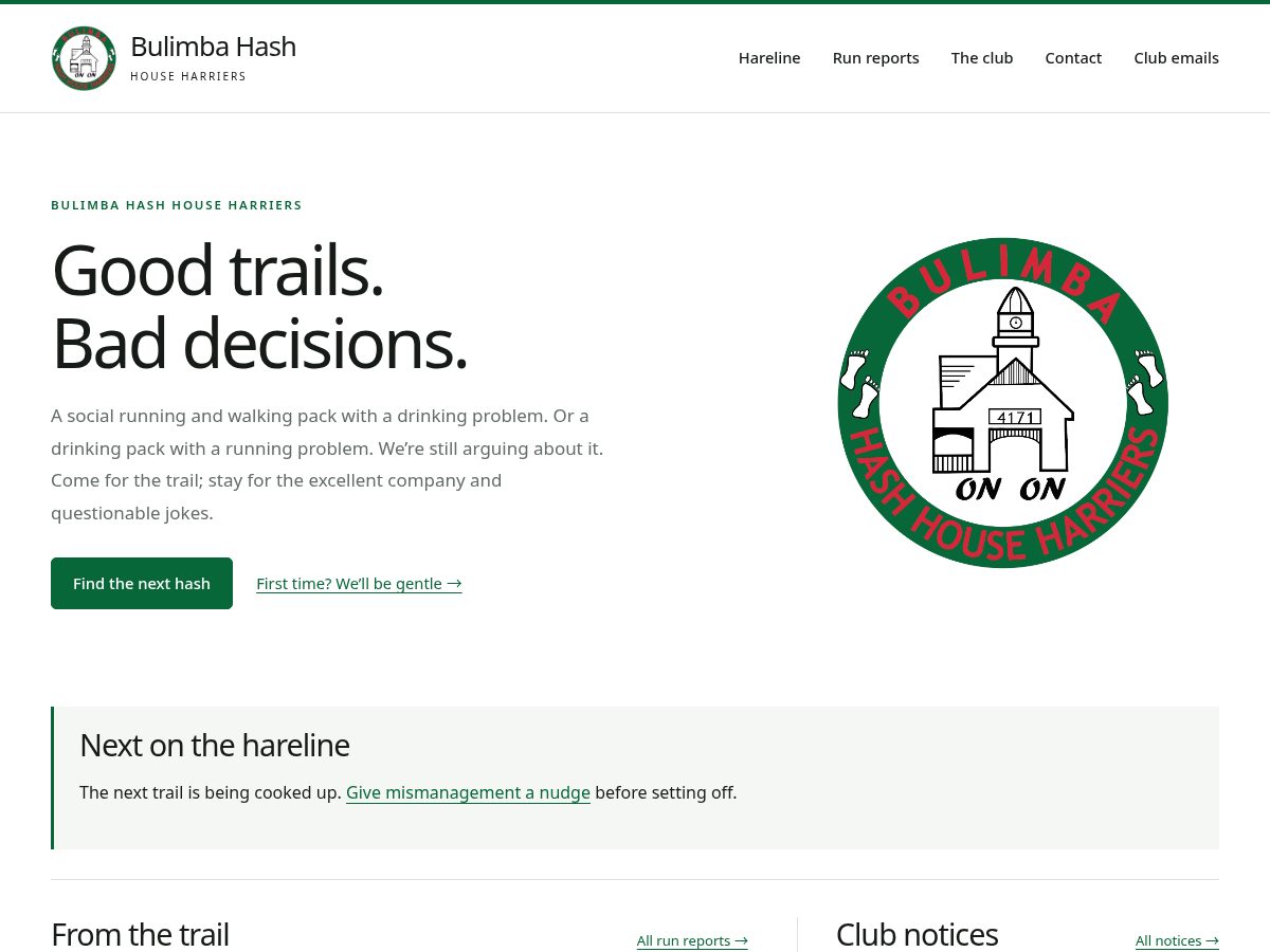 Landing-page snapshot of bulimbahash.com