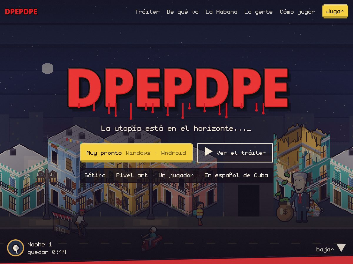 Landing-page snapshot of dpepdpe.lol