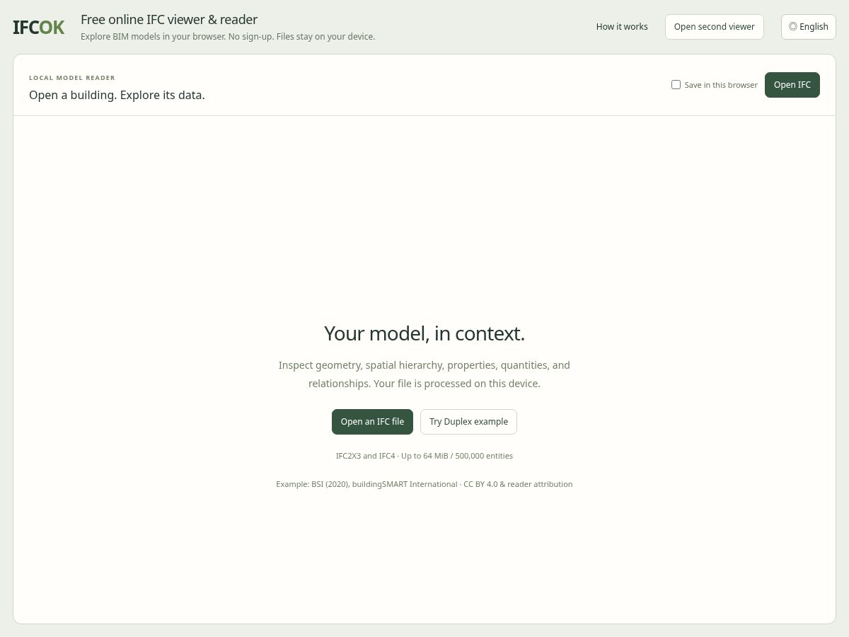 Landing-page snapshot of ifcok.com
