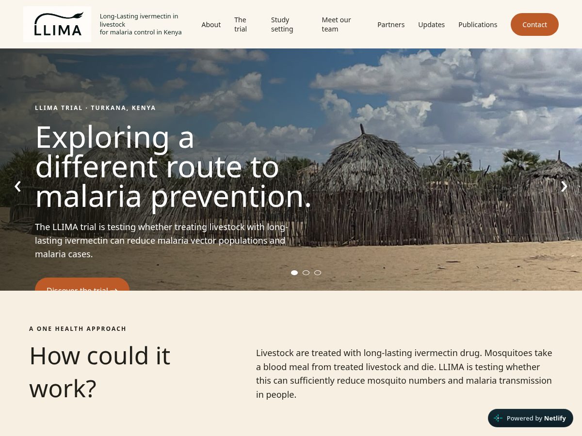 Landing-page snapshot of llimatrial.org