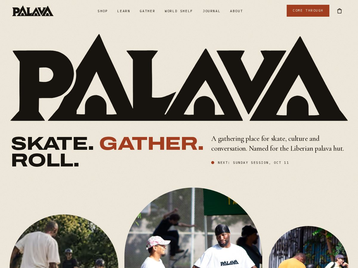 Landing-page snapshot of palavaworld.com