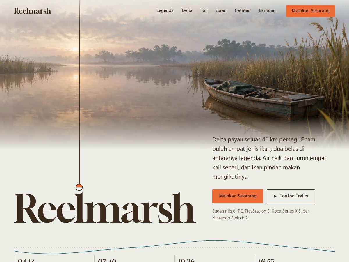 Landing-page snapshot of reelmarsh.com