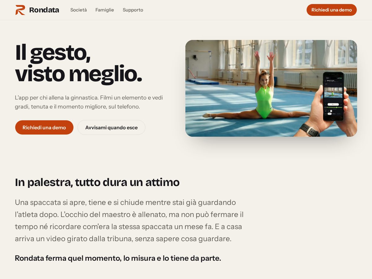Landing-page snapshot of rondata.app
