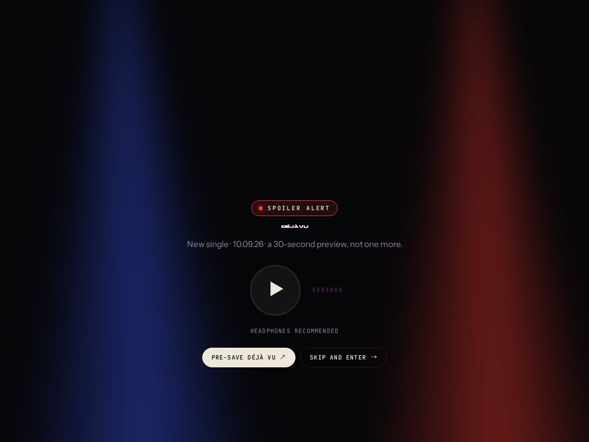 Landing-page snapshot of saomp4.com