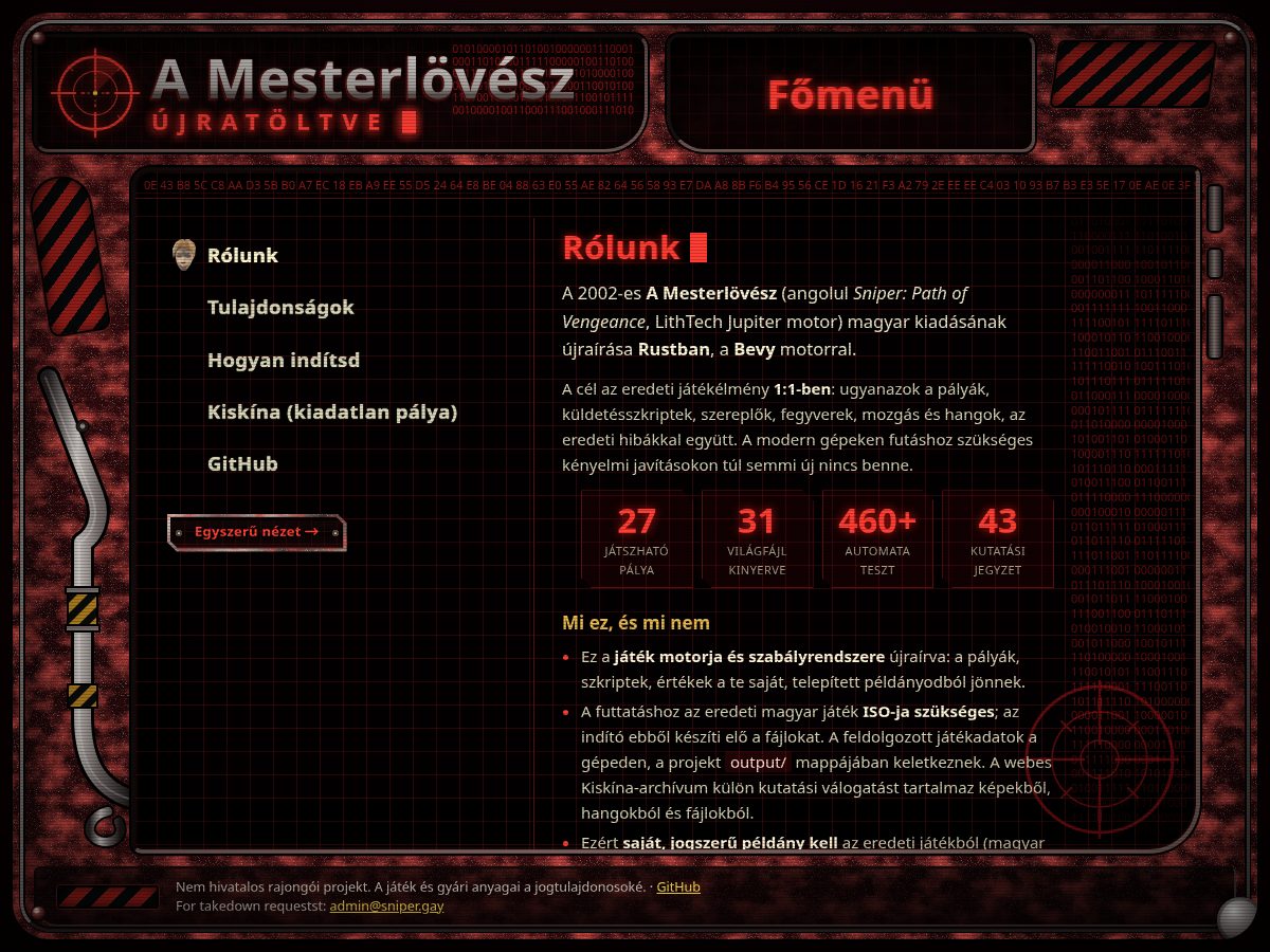 Landing-page snapshot of sniper.gay