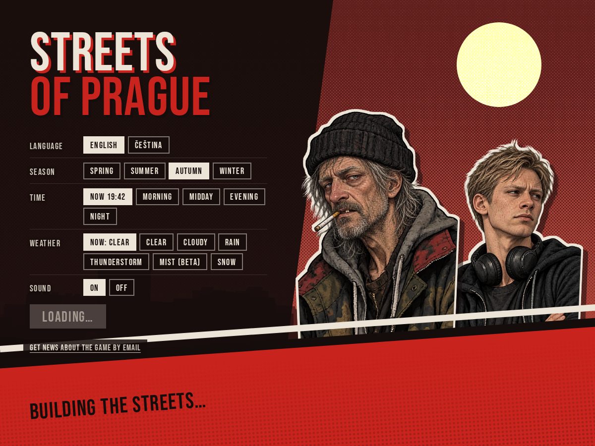 Landing-page snapshot of streetsofprague.com