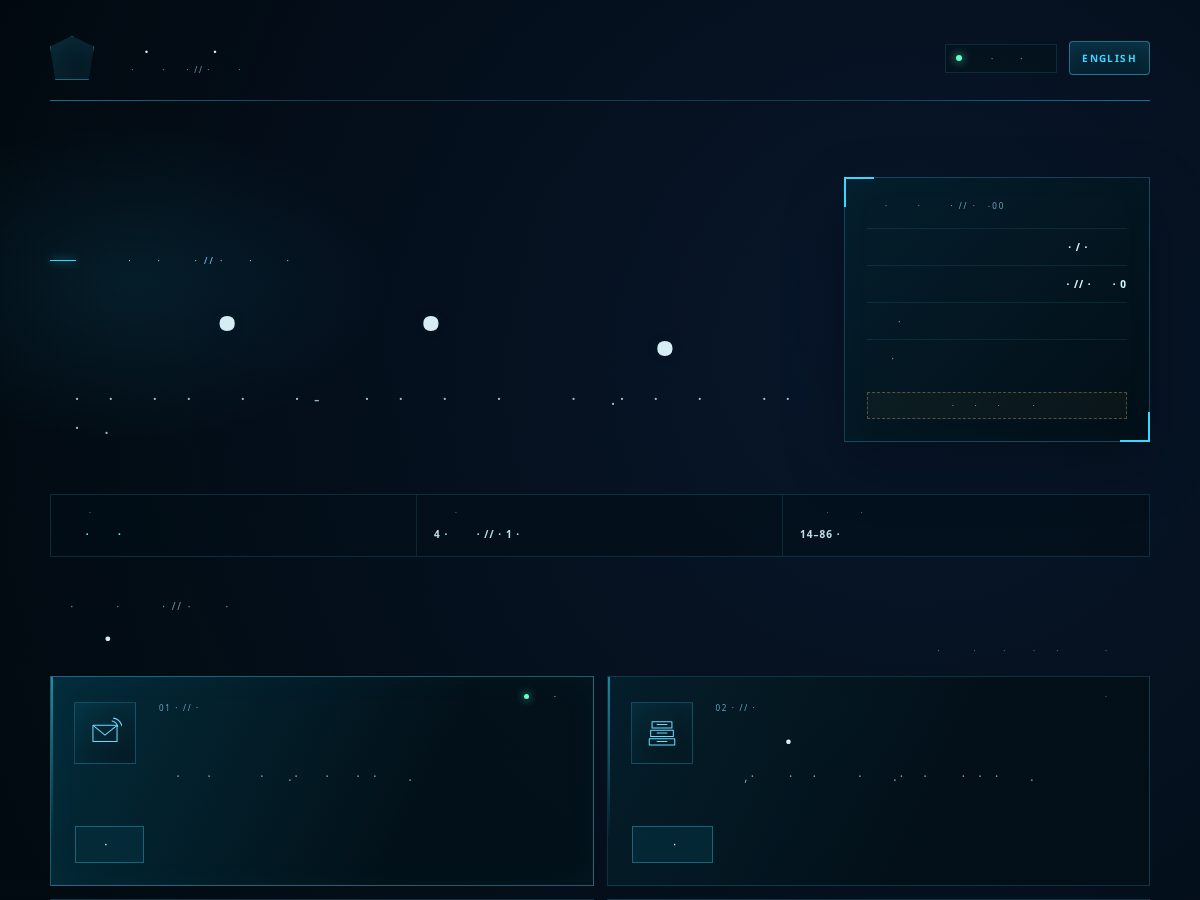 Landing-page snapshot of veydran.space