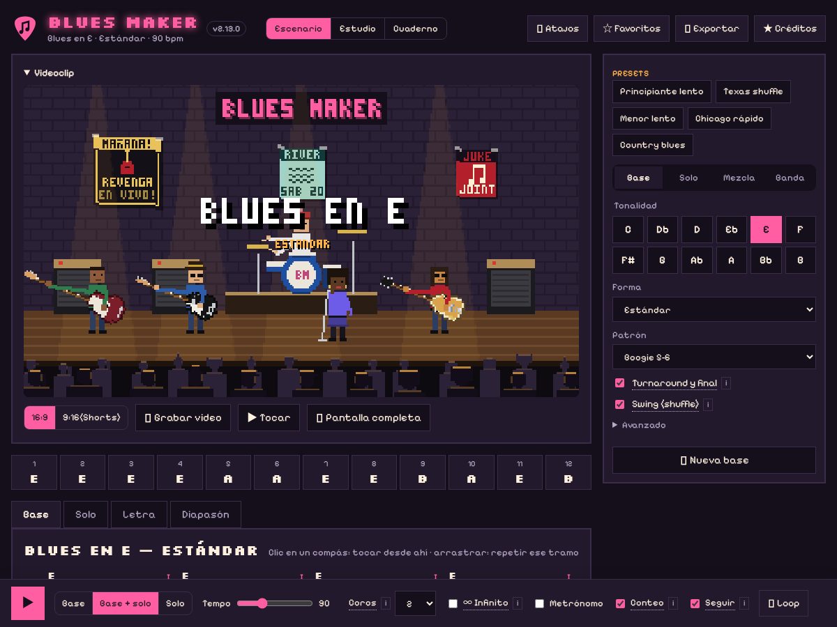 Landing-page snapshot of blues-maker.com