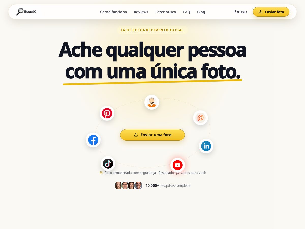 Landing-page snapshot of buscax.site