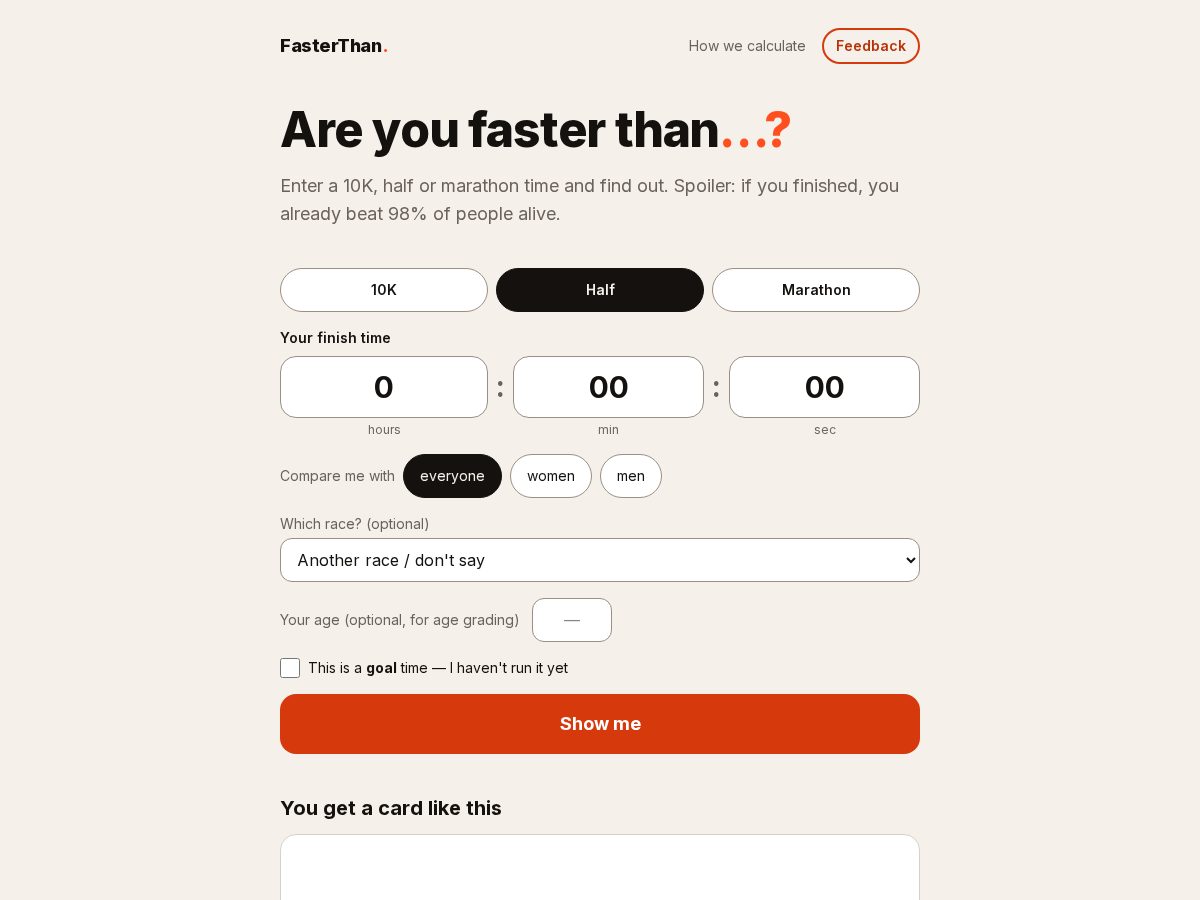 Landing-page snapshot of fasterthan.run