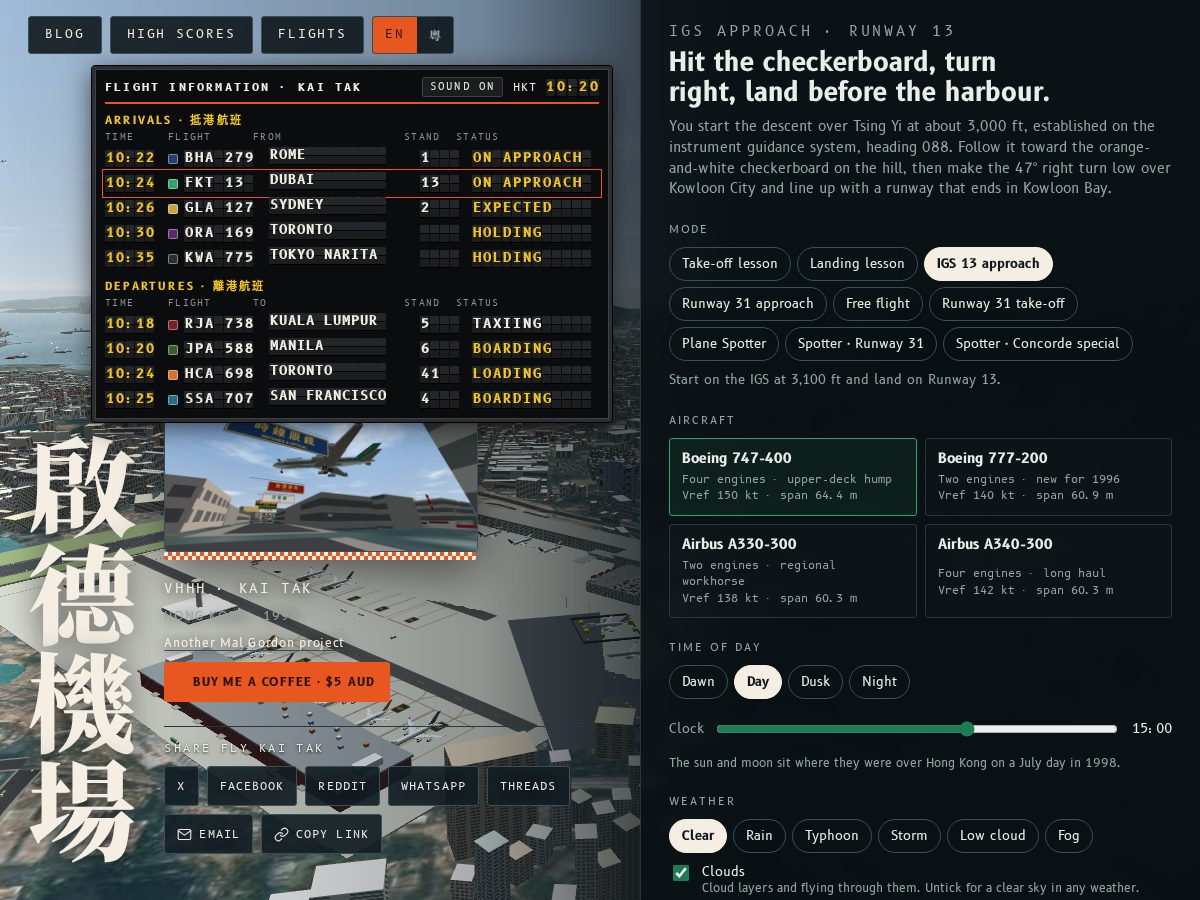 Landing-page snapshot of flykaitak.com