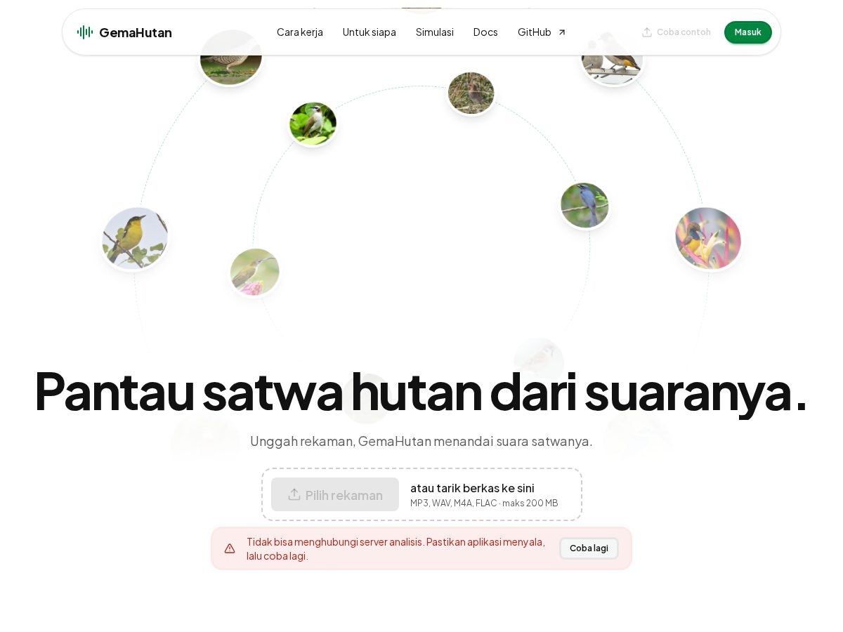 Landing-page snapshot of gemahutan.site